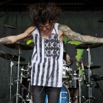 Beau Bokan of Blessthefall at Warped Tour Orlando 2012